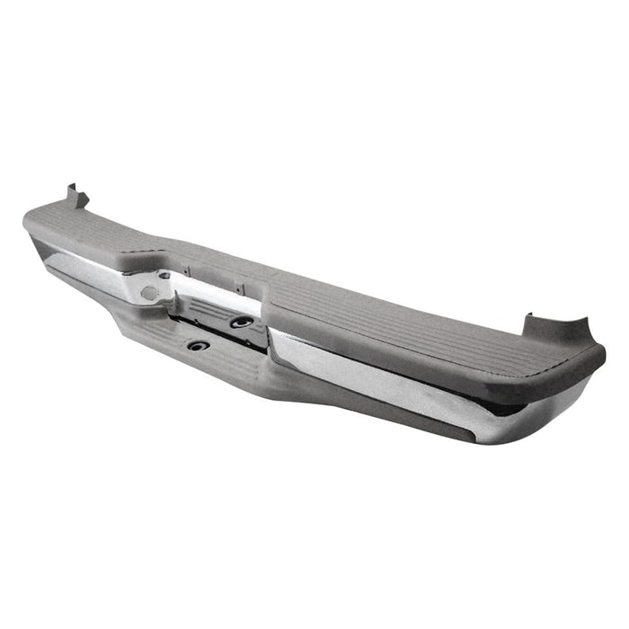 Ford Explorer Rear Bumper Assembly Includes Pads/Brackets/Hardware/Lic. Lamp Bright W/Tan Pads W/O Bu Sens. - FO1101135