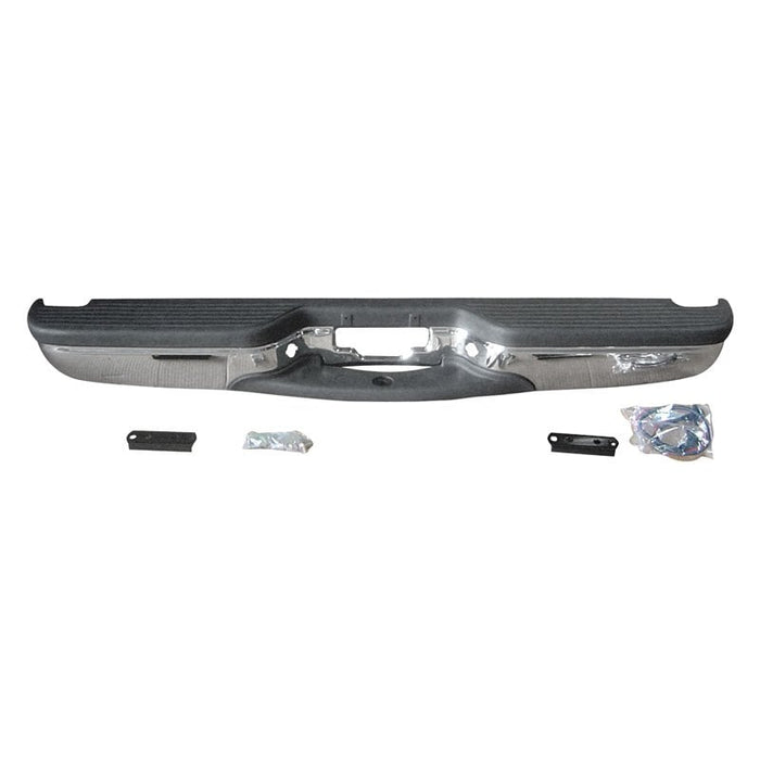 Ford Excursion Rear Bumper Assembly W/O Proximity Sensor Bright - FO1103107