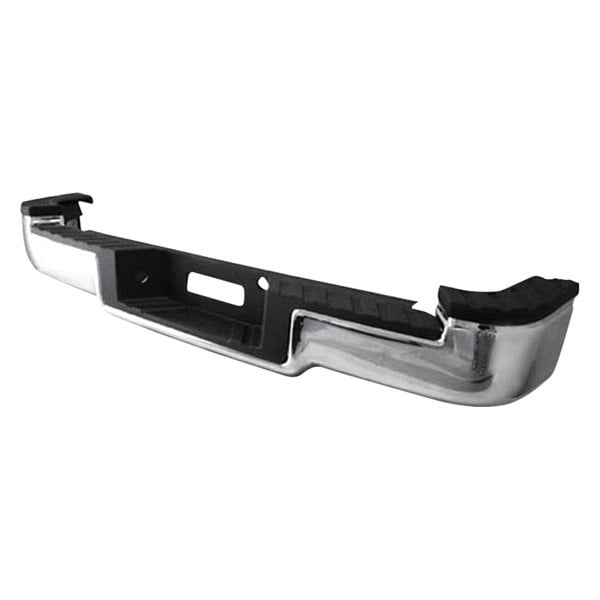 Ford F-150 Rear Bumper Assembly New Design W/O Sensor Complete Assembly Pull-Bar Design Bright - FO1103129
