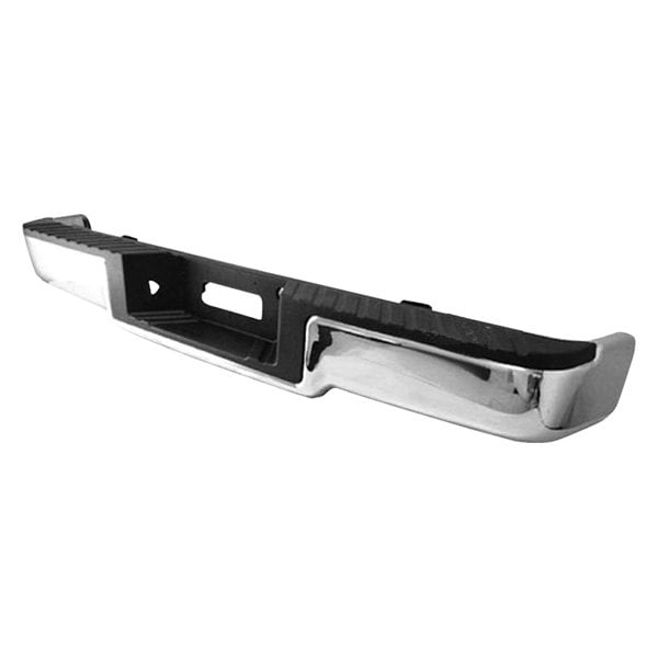 Ford F-150 Rear Bumper Assembly W/O Rear Object Sensors W/O Towing Pkg W/Pb Chrome - FO1103140
