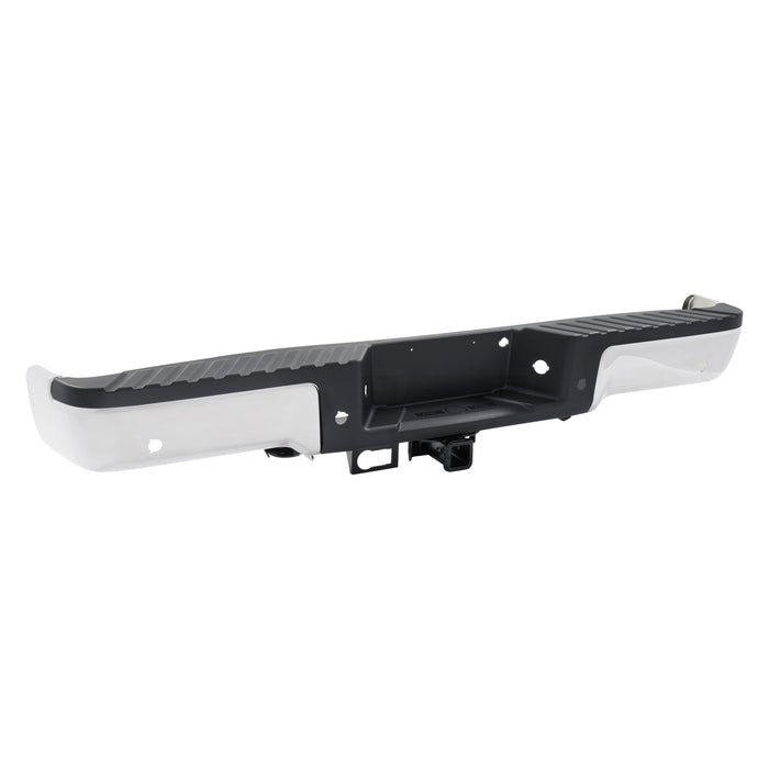 Ford F-150 Rear Bumper Assembly W/Rear Object Sensors W/Upgrade Towing Pkg Chrome - FO1103170