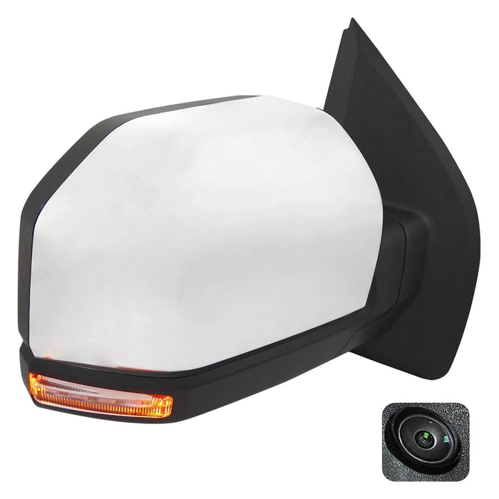 Ford F-150 Passenger Side Door Mirror Standard Heated W/Blis W/Side View Camera Chrome - FO1321575