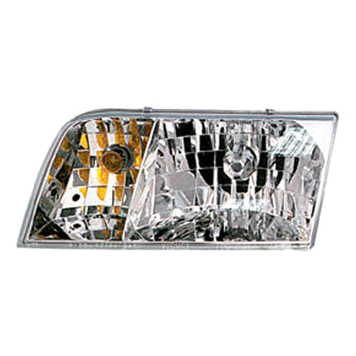 Ford Crown Victoria Driver Side Headlight Assembly W/O Bulbs Or Sockets Original Lens Design Composite - FO2502146