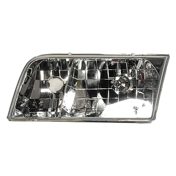 Ford Crown Victoria Driver Side Headlight Assembly W/O Bulbs Or Sockets Replacement Lens Design Composite - FO2502200
