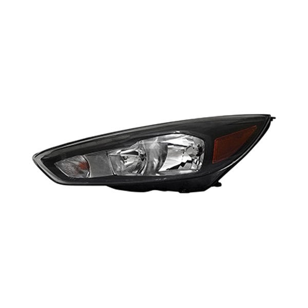 Ford Focus Driver Side Headlight Assembly Halogen Bezel W/Signature Lighting Led Drl Composite - FO2502338