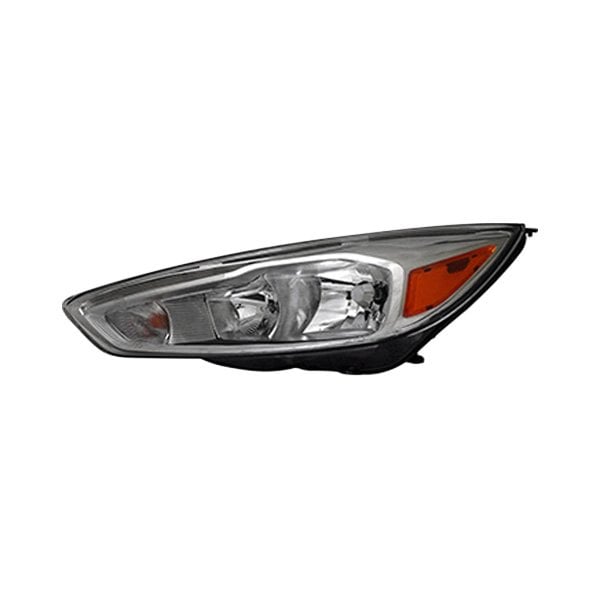 Ford Focus Driver Side Headlight Assembly Halogen Aluminum Bezel W/Signature Lighting Led Drl Composite - FO2502340