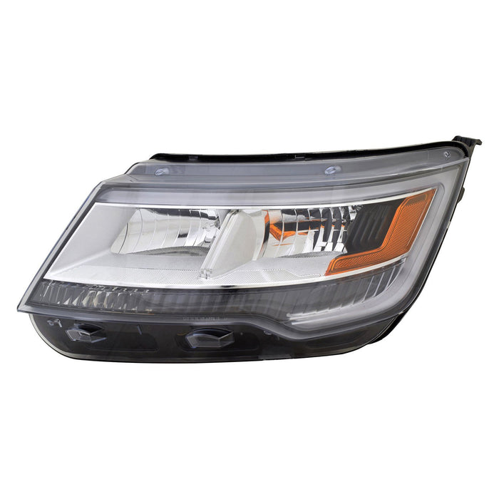 Ford Explorer Base Driver Side Headlight Assembly From 4-4-18 Composite - FO2502389