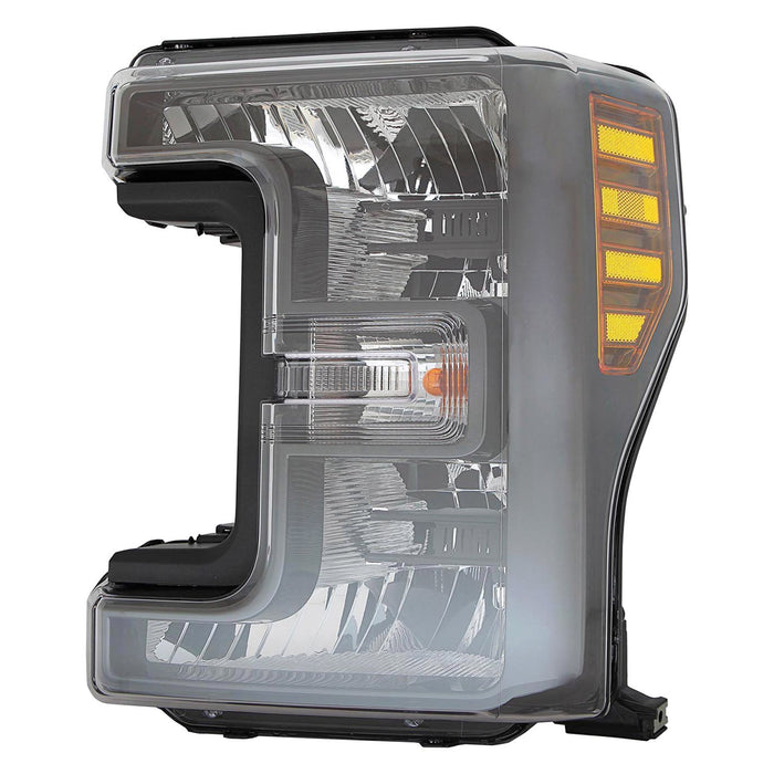 Ford F-250 Super Duty/F-350 Super Duty Driver Side Headlight Assembly Halogen W/Sport Pkg Composite Crew Cab Pickup - FO2502400