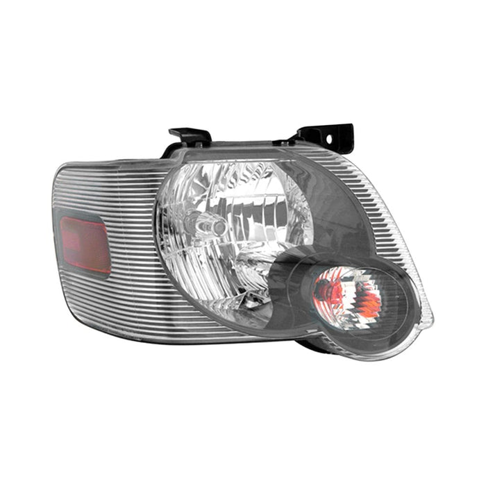 Ford Explorer Passenger Side Headlight Assembly W/Smoke Lens Composite - FO2503230