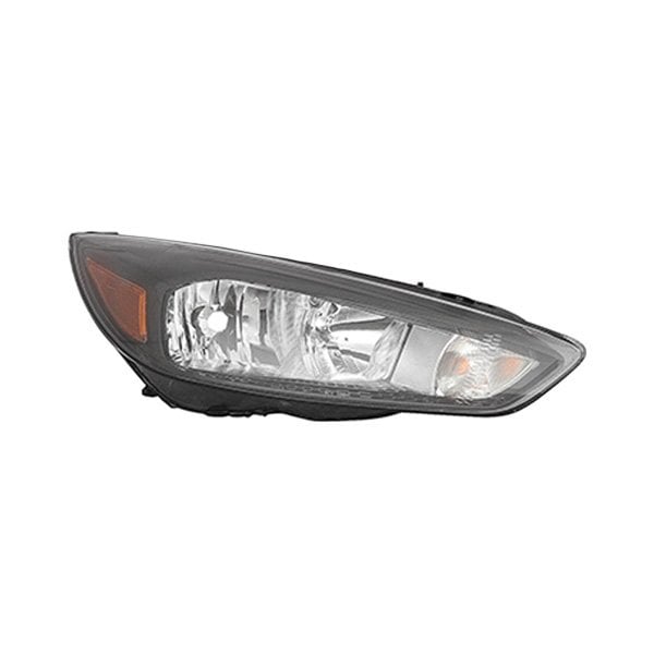 Ford Focus Passenger Side Headlight Assembly Halogen W/O Signature Lighting Bezel Bulb Drl Composite - FO2503337