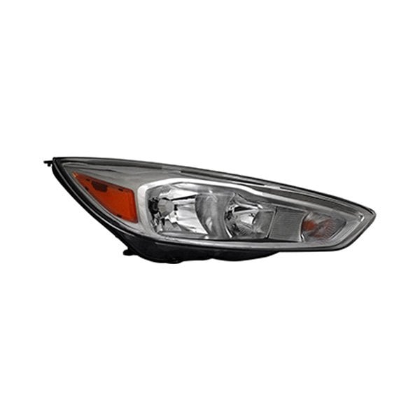 Ford Focus Passenger Side Headlight Assembly Halogen Aluminum Bezel W/Signature Lighting Led Drl Composite - FO2503340