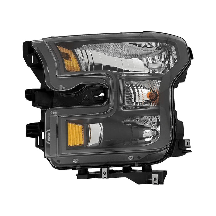 Ford F-150 Driver Side Headlight Lens Housing Halogen W/Special Edition Pkg Bezel Crew Cab Pickup/Extended Cab Pickup - FO2518140