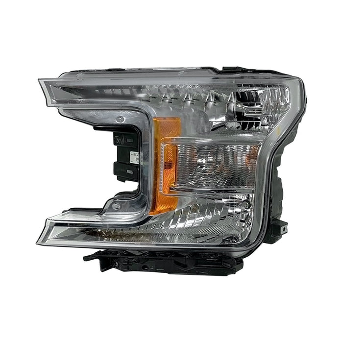Ford F-150 Driver Side Headlight Lens Housing Halogen W/O Sport Appearance Pkg To 12-17-17 - FO2518145