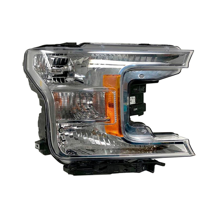 Ford F-150 Passenger Side Headlight Lens Housing Halogen W/O Sport Appearance Pkg To 12-17-17 - FO2519145