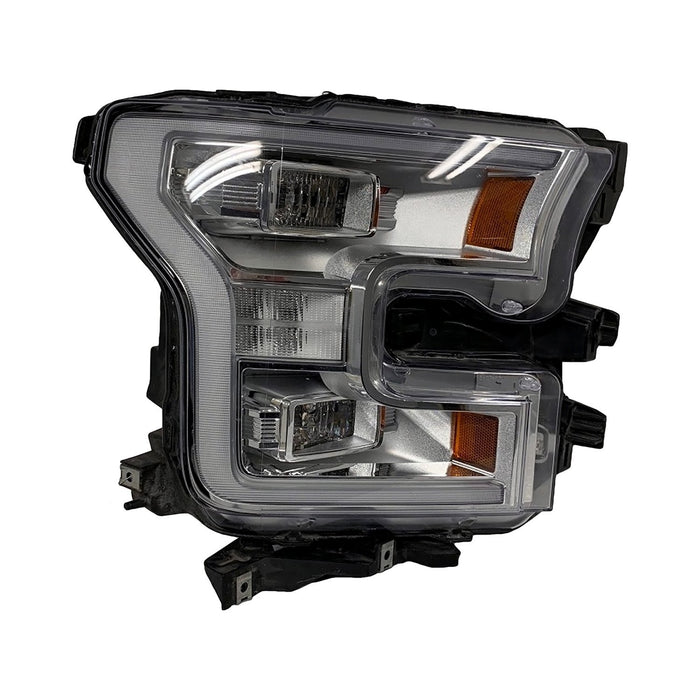 Ford F-150 Passenger Side Headlight Lens Housing Led W/O Special Edition Pkg Crew Cab Pickup/Extended Cab Pickup - FO2519148