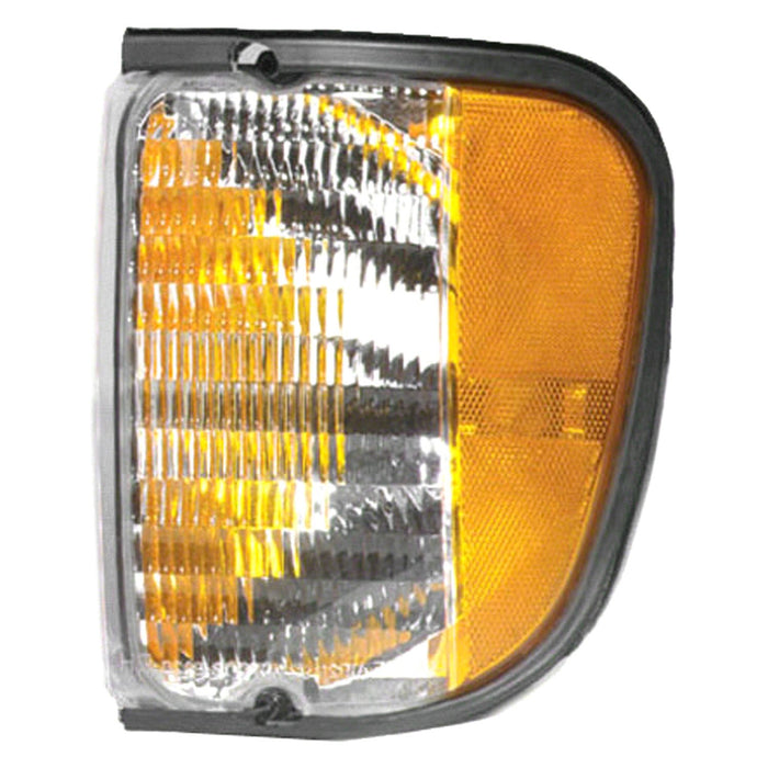 Ford E-Series Driver Side Parking Light Assembly Park/Side Marker Combination To 12/2/02 W/O Bulbs Or Sockets - FO2520122