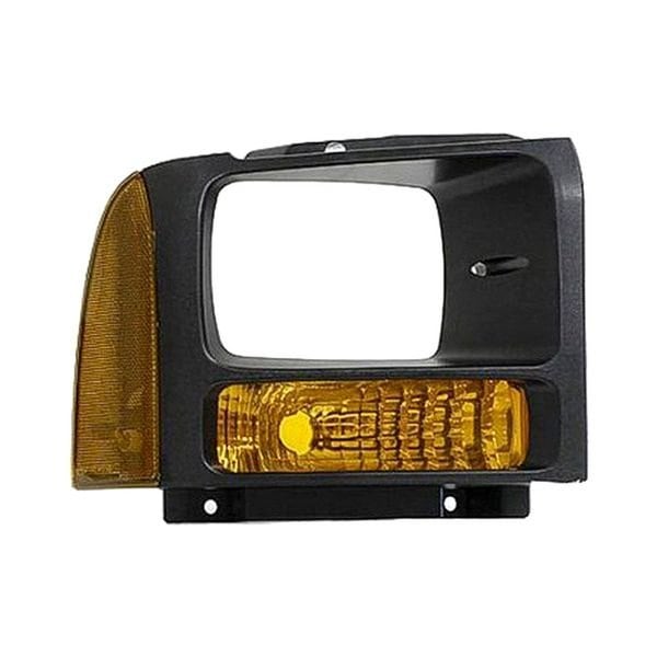Ford F-250 Super Duty/F-350 Super Duty Passenger Side Parking Light Assembly W/O Bulbs & Sockets Grey Bezel - FO2521182