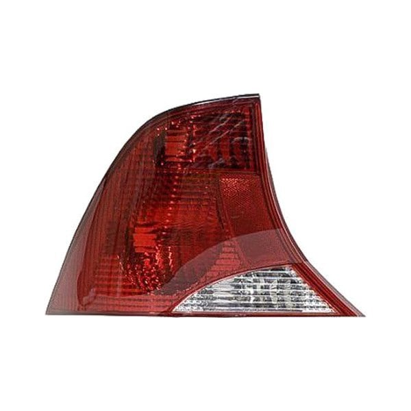 Ford Focus Driver Side Tail Light Assembly W/O Bulb Or Socket 3-Bulb Lamp W/ Trim 4 Door Sedan - FO2800187