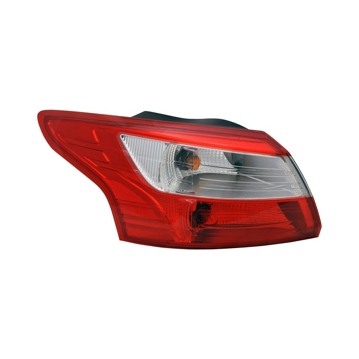 Ford Focus Driver Side Tail Light Housing Includes Lens Sedan - FO2818151