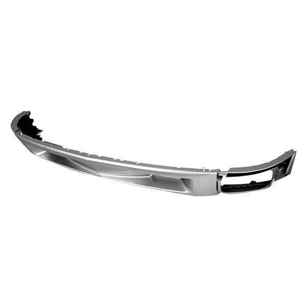Chevrolet Silverado 1500 Hybrid Front Bumper Deflector W/O Tow Hook Holes Silver - GM1092243