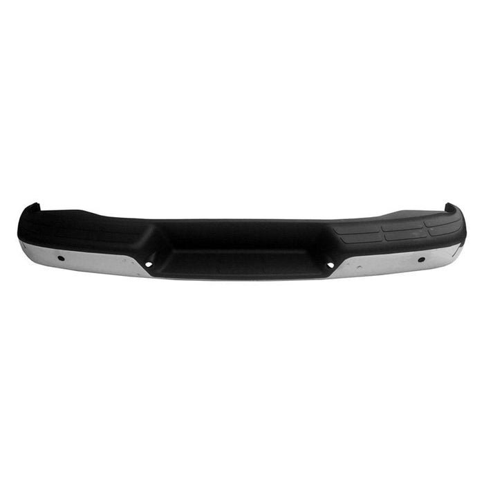 Chevrolet Express 1500/2500/3500/GMC Savana 1500/Savana 2500/Savana 3500 Rear Bumper Assembly W/Rear Object Sensors W/O Sensors W/O Harness Chrome - GM1103174
