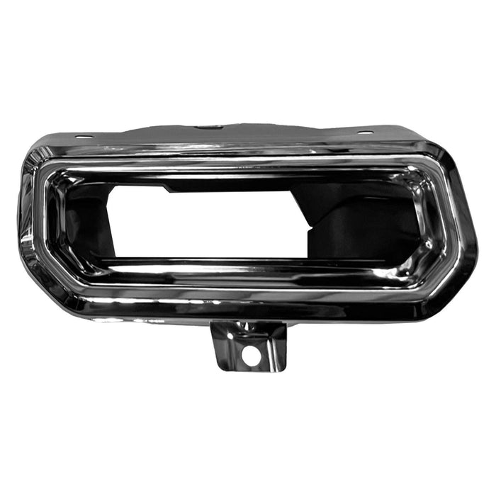 Chevrolet Silverado 1500/1500 LTD/GMC Sierra 1500/Sierra 1500 Limited Rear Passenger Side Bumper Insert Dual Exh Tailpipe Sleeve Chrome - GM1139106