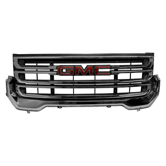 GMC Acadia AT4/Black/SL/SLE/SLT Grille W/O Surround View Chrome Assembly - GM1200812