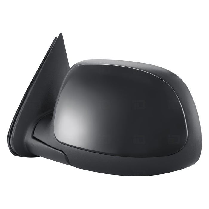 Chevrolet Silverado 1500/GMC Sierra 1500 Driver Side Door Mirror Standard Style Power Remote Heated Base W/Gloss Cap Assembly - GM1320226