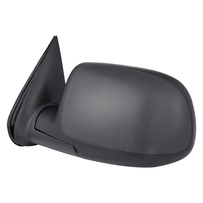 Chevrolet Avalanche 1500/2500 Driver Side Door Mirror Heated Power Remote Manual Folding W/O Puddle Lamp W/ Grained Cap Assembly - GM1320250