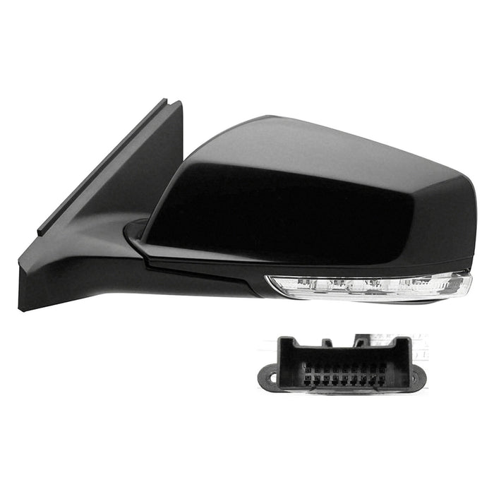 Buick Allure/LaCrosse CXL Driver Side Door Mirror Power Heated W/Puddle & Signal Lamp W/O Side Object Sensor Assembly - GM1320424