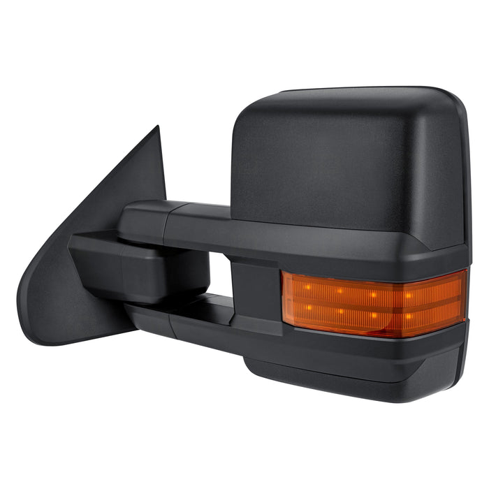 Chevrolet Silverado 1500 Driver Side Door Mirror Trailer Tow Type Power W/O Signal Lamps Man Ext/Man Fold Assembly - GM1320511