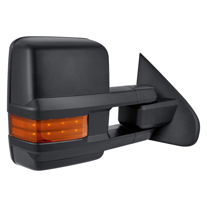 Chevrolet Silverado 1500 Passenger Side Door Mirror Trailer Tow Type Power W/O Signal Lamps Man Ext/Man Fold Assembly - GM1321511
