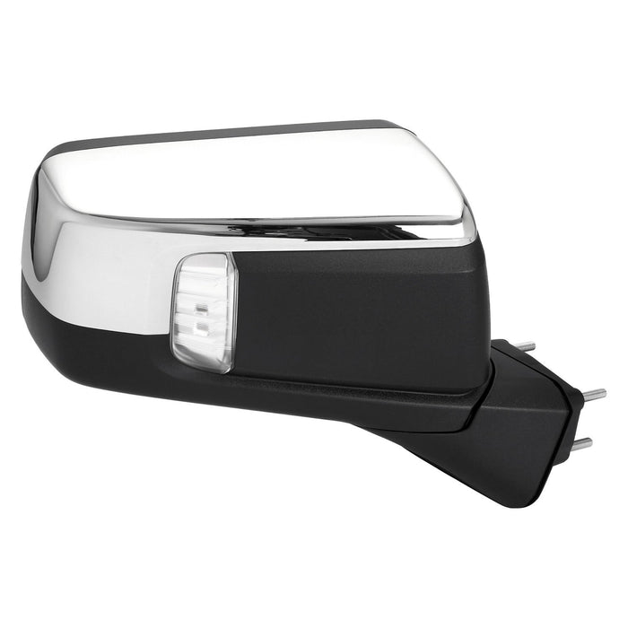 Chevrolet Silverado 1500/1500 LTD Passenger Side Door Mirror Std Pwr Folding W/O S/V Camera W/Bsd W/Cover Chrome Assembly - GM1321591