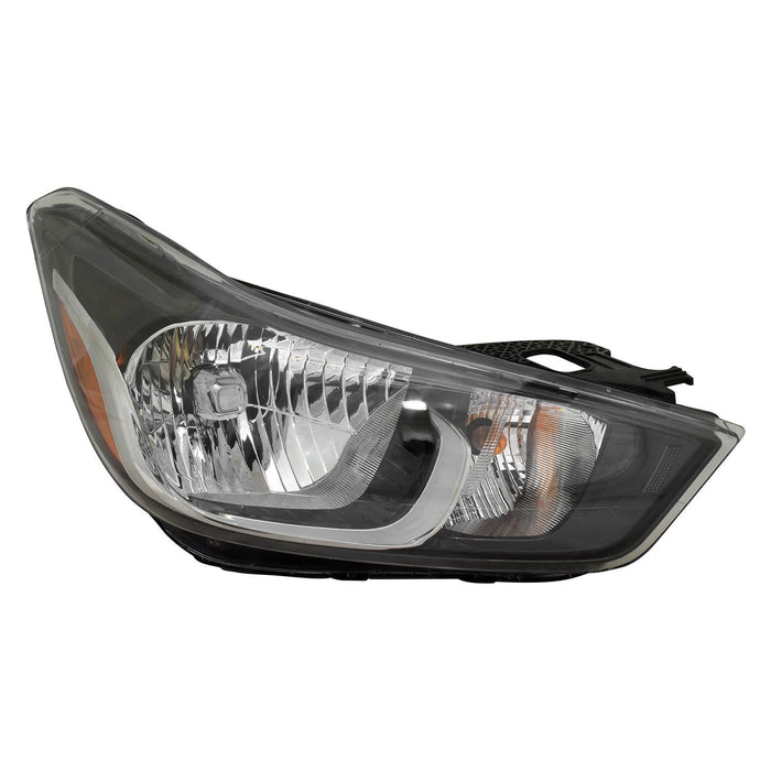 Chevrolet Spark Passenger Side Headlight Assembly Halogen W/O Trim Composite - GM2503434