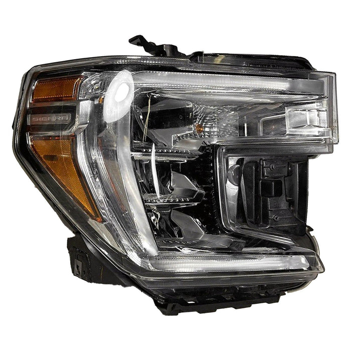 GMC Sierra 1500/1500 Limited Base/Elevation/SLE/Elevation/SLE Passenger Side Headlight Assembly W/O Led Signal Lamp Composite - GM2503495
