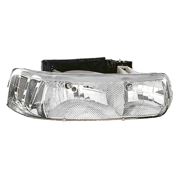 Chevrolet Silverado 1500/Suburban 1500/Suburban 2500/Tahoe Base/Limited/LS/LT Headlight Set W/Clear & Lined Lens Diamond Design Performance Set - GM2505103