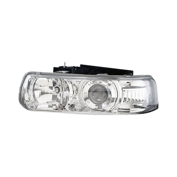 Chevrolet Silverado 1500/Suburban 1500/Suburban 2500/Tahoe Base/Limited/LS/LT Headlight Set Projector Design Chrome Performance Set - GM2505108