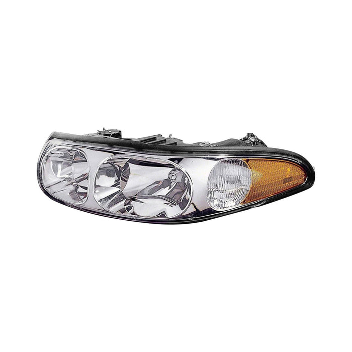 Buick LeSabre Limited Driver Side Headlight Lens Housing W/Cornering & Marker Lamp W/Fluted High Beam Surface - GM2518153
