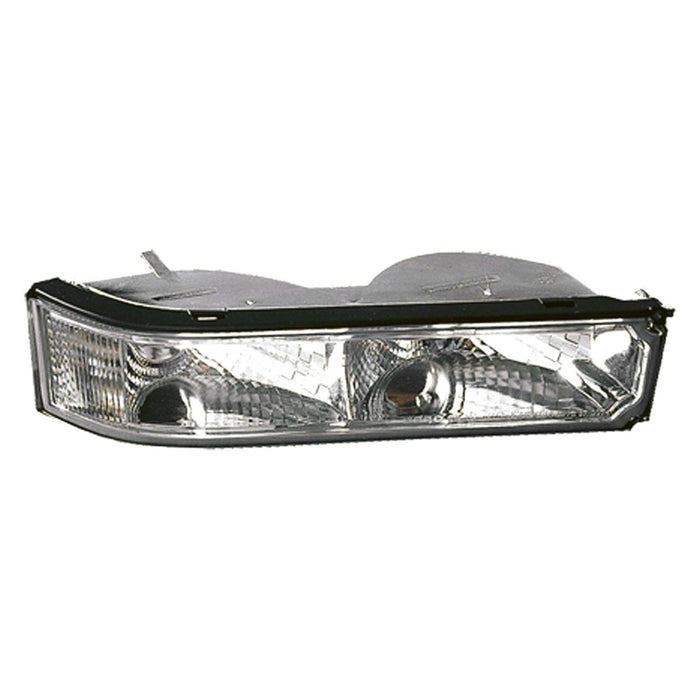 Chevrolet Blazer/C1500/C2500/C3500/K1500/K2500/K3500/Tahoe/GMC C1500/C2500/C3500/K1500/K2500/K3500/Yukon Parking Light Set W/Single Sealed Beam Headlamps Park/Signal Combo Diamond Design - GM2522106