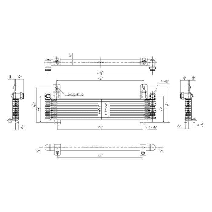 Chevrolet Silverado 2500/GMC Sierra 2500/Sierra 3500 Automatic Transmission Oil Cooler Assembly 6.6L V8 - GM4050112