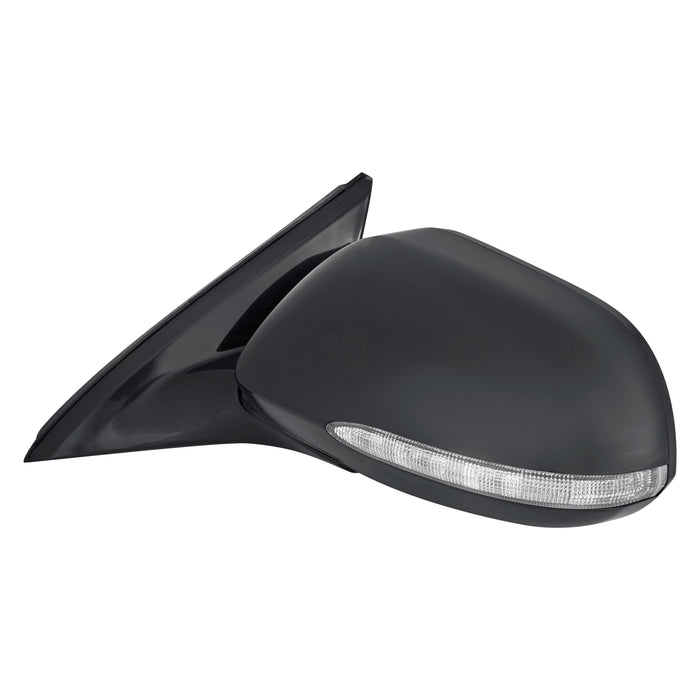 Honda Accord Hybrid Driver Side Door Mirror Mirror Power Heat W/Lamp Smooth Cover Assembly - HO1320234