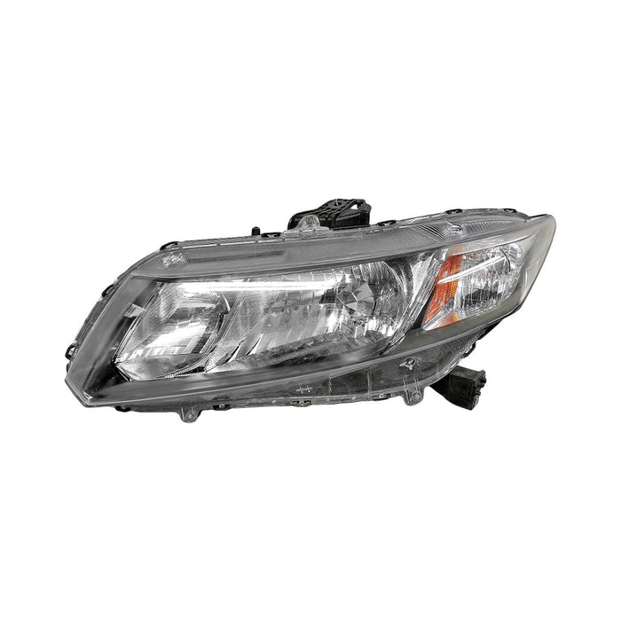 Honda Civic Hybrid/Hybrid-L Driver Side Headlight Assembly Halogen Composite - HO2502158
