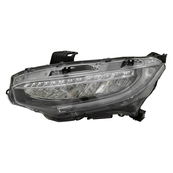 Honda Civic Touring Driver Side Headlight Assembly Led Composite - HO2502195