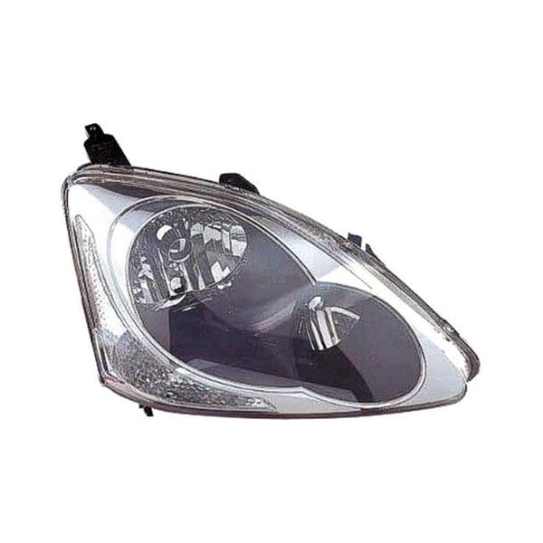 Honda Civic Passenger Side Headlight Assembly W/O Bulbs Or Sockets Composite 2 Door Hatchback - HO2503122