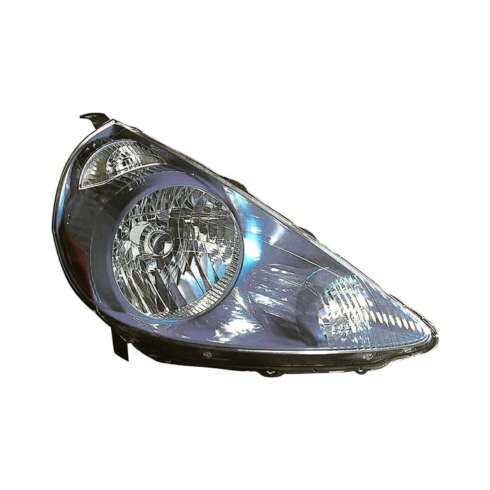 Honda Fit Passenger Side Headlight Assembly Vivid Blue Code B520P Composite - HO2503132
