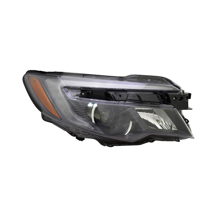 Honda Pilot/Ridgeline EX/EX-L/Touring Passenger Side Headlight Assembly W/Led Daytime Running Lamps Composite - HO2503167