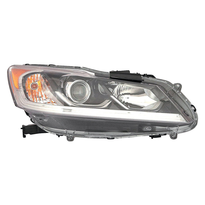 Honda Accord LX Passenger Side Headlight Assembly Halogen W/O Drl Composite Sedan - HO2503168