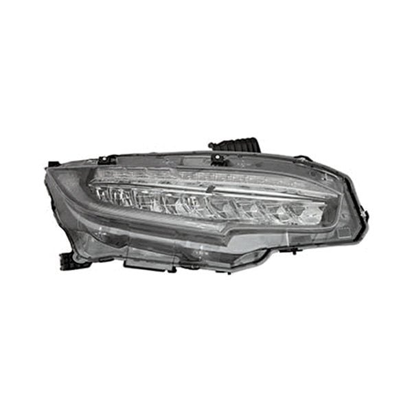 Honda Civic Passenger Side Headlight Assembly Led Composite Coupe/Hatchback/Sedan - HO2503176