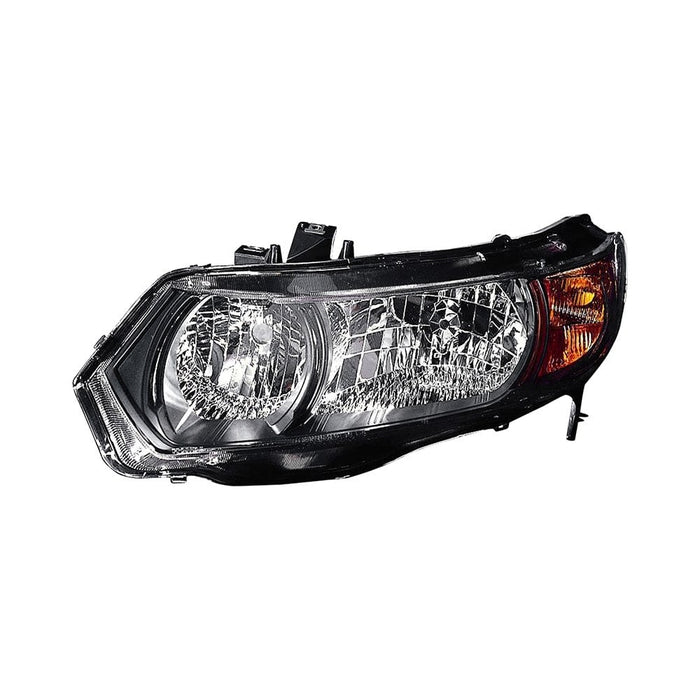 Honda Civic Driver Side Headlight Lens Housing 2 Door Coupe - HO2518111