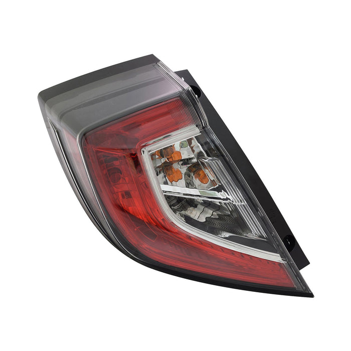 Honda Civic Driver Side Tail Light Assembly Outer Hatchback - HO2804116
